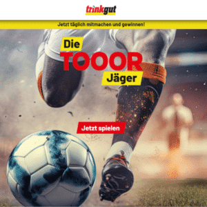 trinkgut Torjäger Gewinnspiel zur Europameisterschaft 2024 ⚽