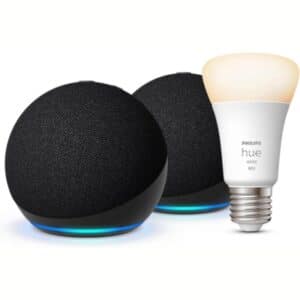 2x Echo Dot 5.Gen + Philips Hue E27 für 52,98€ (statt 81€)