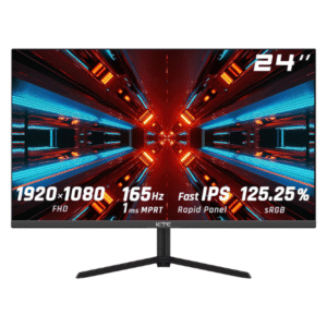 KTC H24T09P 24" 165Hz Gaming Monitor, Full HD, rahmenlos, für 107,99€