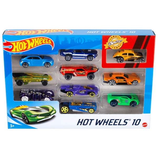 30% reduziert! 🚗 Hot Wheels - je 10 Spielzeugautos! Super als Weihnachtsgeschenk! 🤩🎁