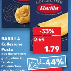 Kaufland: Barilla Collezione Pasta nur 0,79€ (mit Coupon)