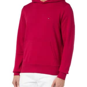 Tommy Hilfiger Herren Hoodie mit Kapuze rot in verschiedenen Größen für 39,95€ (statt 64,95€)