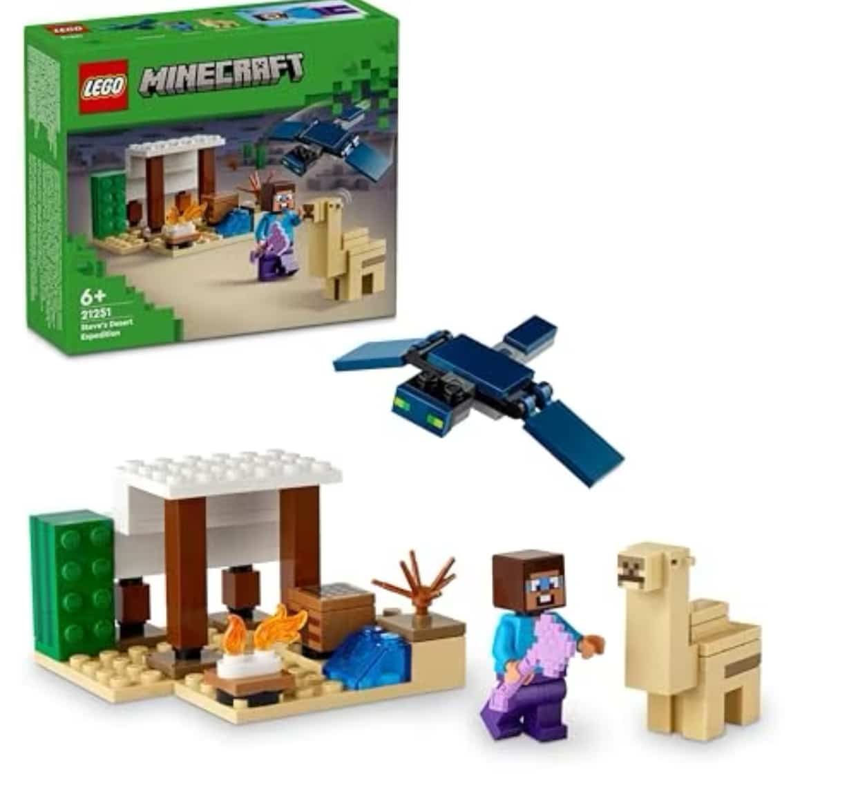 LEGO Minecraft Steves Wüstenexpedition, Set zum Videospiel für 6,79€ (statt 9,99€)