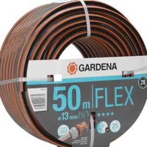 Gardena Comfort FLEX Schlauch 13 mm (1/2 Zoll), 50 m: Formstabiler, flexibler Gartenschlauch für 42,95€ (statt 52,94€)