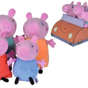 Simba Peppa Pig 4-tlg. Familienset im Auto für 17,74€ (statt 29,90€) 🤩