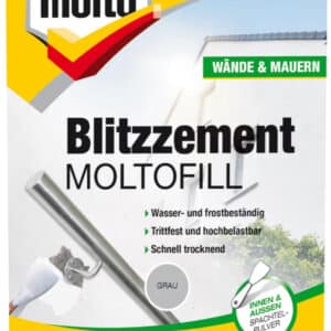 Molto Moltofill Blitzzement, 1 kg, grau für 5,79€ (statt 8,95€)