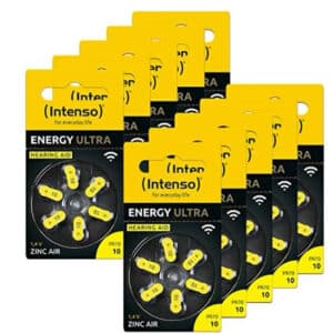 Intenso 10x 6er Blister ENERGY ULTRA PR70 - 10er Hörgerätebatterien für 9,49€ (statt 14,94€)