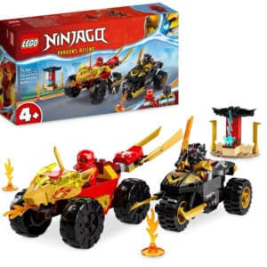 LEGO NINJAGO Verfolgungsjagd Set mit Kais Flitzer und Ras&#039; Motorrad für 14,99€ (statt 17,98€)