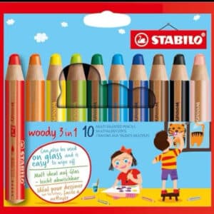 STABILO woody 3in1 Buntstift 10er Etui für 13,60€ (statt 15,91€)