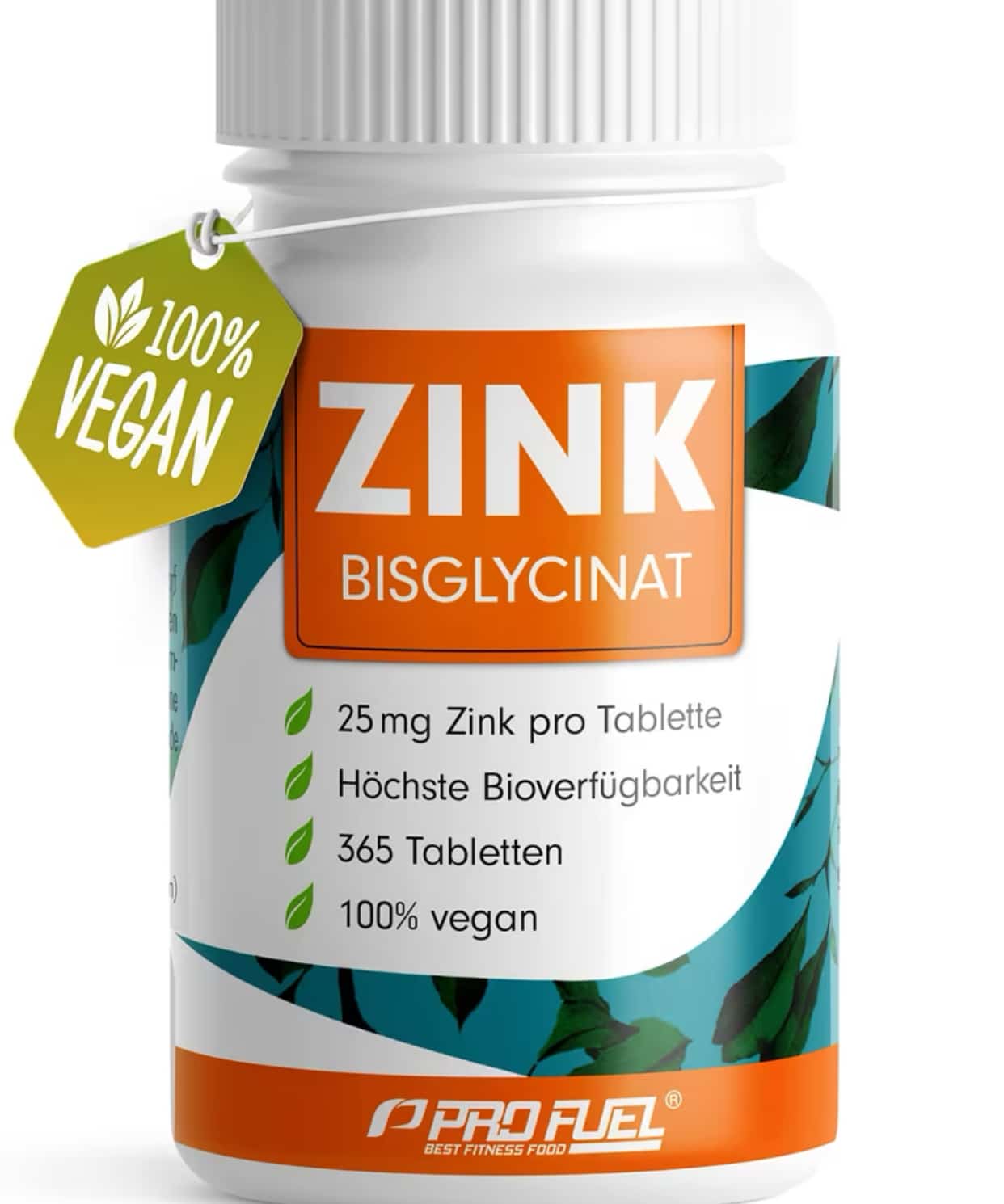 Zink 25mg - 365 Tabletten Vegan für 4,42€ (statt 9,95€)