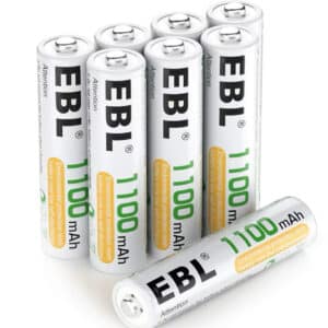 EBL AAA Akku 1100mAh 8 Stück - wiederaufladbare Batterien  für 6,99€ (statt 13,99€)