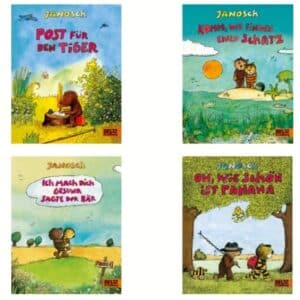 🐯 🐻 4 Janosch Pappbücher für 19,99€ mit gratis Versand (statt 40€)