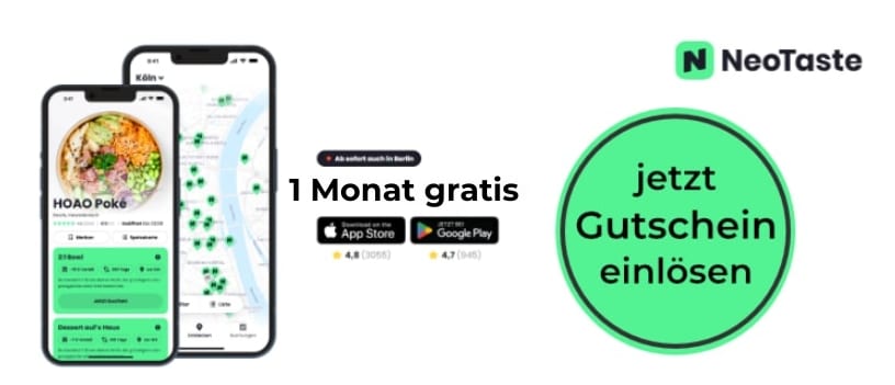 NeoTaste 1 Monat gratis