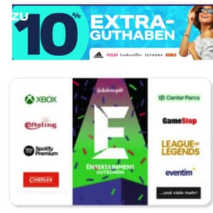 Geschenkkartenwelt: 10% Rabatt auf Adidas, Obi, Hunkemöller, Thalia, Spotify etc. und Gaming