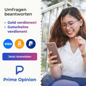 Amazon-Gutscheine & mehr durch Umfragen verdienen bei Prime Opinion