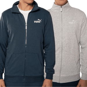 PUMA Men Ess 2 Col Track Jacket, nachhaltige Herren Sweat-Jacke, in Grau oder Blau für 22,99€ 🚀 2 Jacken nur 34€ inkl. Versand!