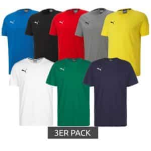 3er-Pack Puma TeamGoal 23 Casual Herren Baumwoll-Shirt in 8 versch. Farben für 25,98€ (statt 39€)