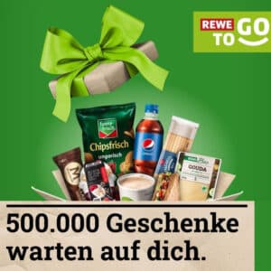 REWE To Go Gewinnspiel - tägliche Sofort-Gewinne