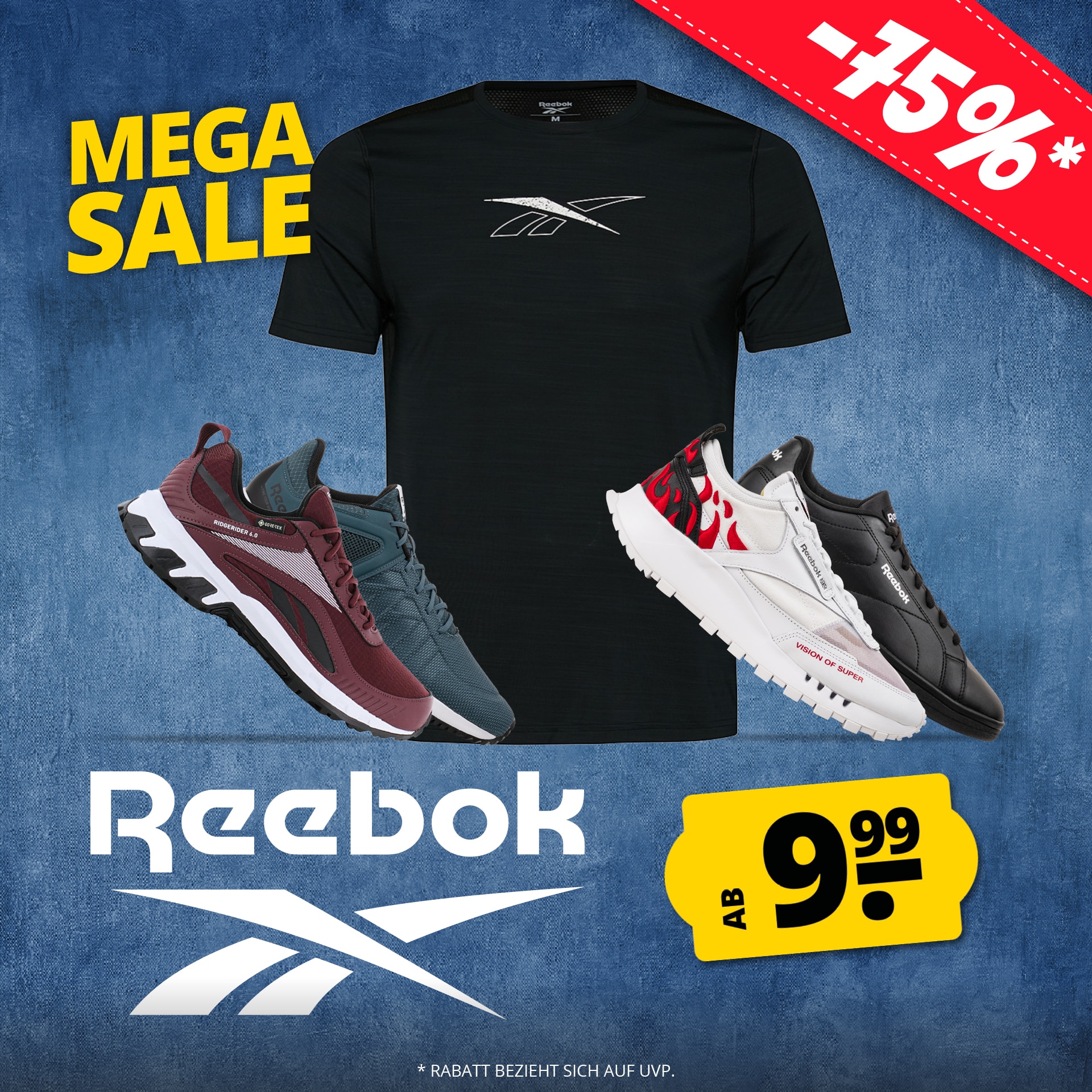 Großer Reebok Sale mit bis zu 75% Rabatt - z.B. Reebok Royal Complete Clean 2.0 Sneaker für 29,99€