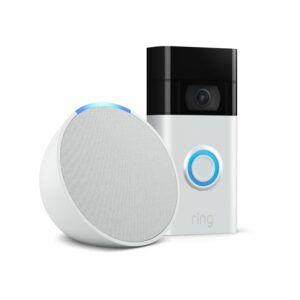 39% Rabatt 🚪 Ring Video Doorbell &amp; Echo Pop Bundle für smarte Türkommunikation