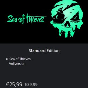 Sea of Thieves - Standard Edition (PlayStation 5) für 23,99€ statt 39,99€