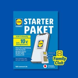 LIDL Connect Starter Paket Ab 15€ Einkaufswert gratis