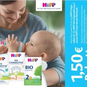 HiPP Coupon Aktion 1,5 Euro Rabatt