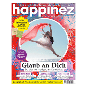 happinez 3 Monatsabo für 14,70€ + 15€ Amazon Gutschein