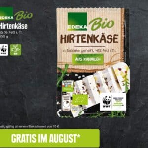 Edeka App Nord (lokal) gratis Edeka Bio Hirtenkäse ab 10,00€ MEW