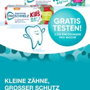 Sensodyne Proschmelz Kids oder Junior gratis testen! 😁🪥