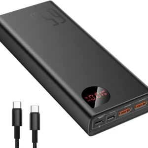 Baseus Powerbank ✅ 65W Power Bank 20.000mAh ✅ USB-C Input &amp; Output ✅ für 35,99€ (statt 69,99€)