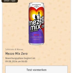 REWE Produkttest - Mezzo Mix Zero