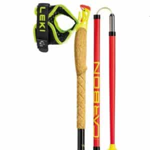 LEKI Ultratrail FX.One bright red-black-ne­ony­el­low 105 cm für 85,50 € (statt 138,85 €)