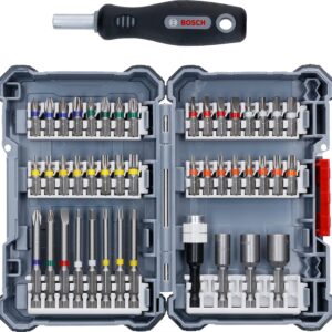 Bosch Professional 45-teiliges Pick and Click-Schrauberbit Mixed Set