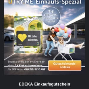 7€ EDEKA Gutschein als Zugabe zu Bestellung bei utryme