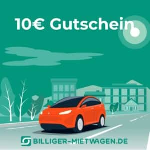 🚗 billiger-mietwagen.de: 10€ Rabatt auf Mietwagen (149€ MBW)