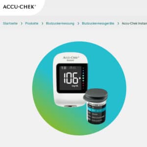 Accu-Chek Instant Blutzuckermessgerät gratis testen