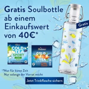 😍 Meßmer: GRATIS Soulbottle ab 40€ MBW