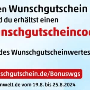 Penny: Wunschgutschein: 8% Bonus Gutschein