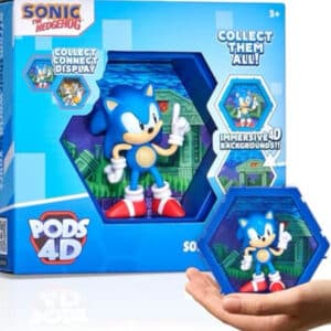 PODS 4D Sonic The Hedgehog| Einzigartige Bobblehead-Figur zum Verbinden und Eintauchen in die Märchenwelt für 6,50€ (statt 9,99€)