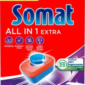 Somat All in 1 Extra Spülmaschinen 100 Tabs für nur 9,99€