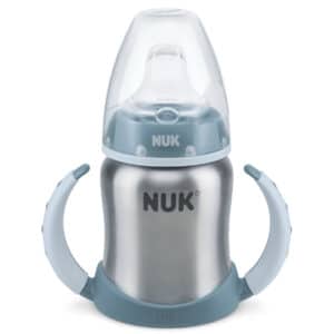 NUK Learner Cup Trinklernbecher ,Edelstahl , auslaufsicher 125mm für 8,39€ (statt 17,49€)