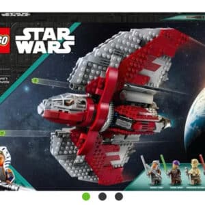 LEGO Star Wars 75362 Ahsoka Tanos T-6 Jedi Shuttle Set  für 42,89€ (statt 53,97€)