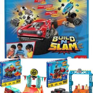 HOT Wheels Build ‘N Slam - Autospiel zum Zusammenbauen für 11,99€ (statt 18,99€)