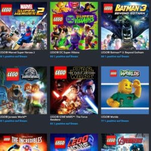 Lego PC-Spiele im Humble Bundle - z.B. 18 Games ab 13,81€