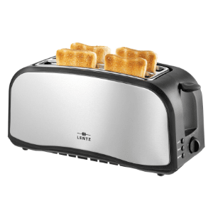 Lentz 4-Scheiben-Toaster mit Brötchenaufsatz für 29,94€ (statt 38€)