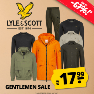 Lyle &amp; Scott Sale: viele reduzierte Artikel bereits ab 14,99€