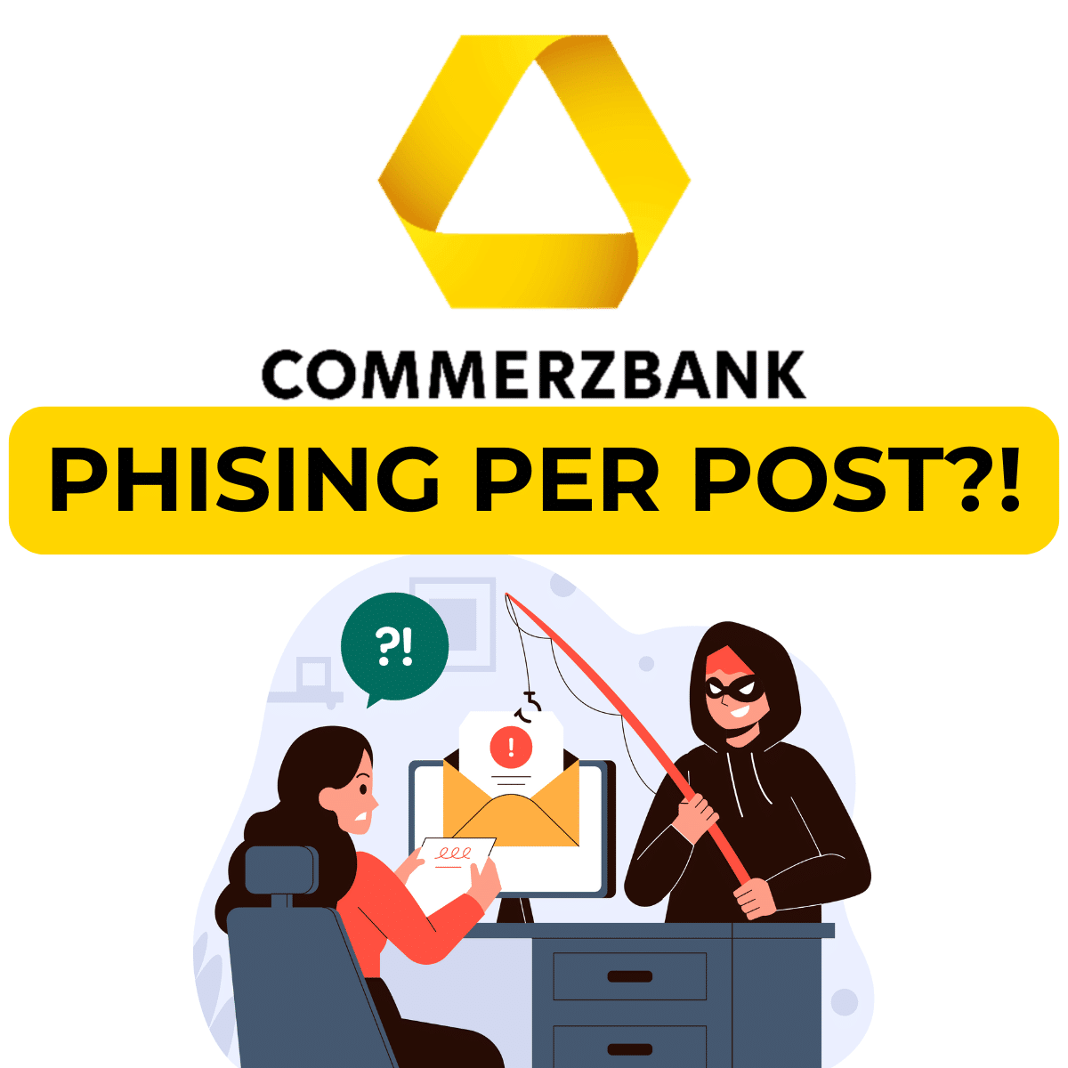 ACHTUNG Commerzbank Kunden ⚠️ neue Betrugsmasche per Post