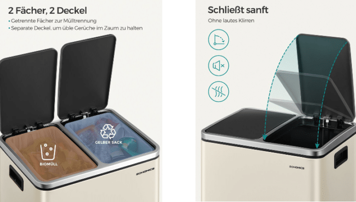 Songmics Mülltrennsystem