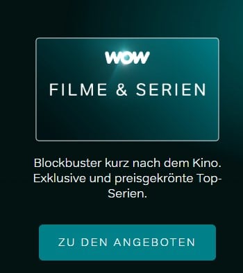 Thumbnail Wieder da! 🍿 WOW Filme &amp; Serien für mtl. 2,99€ im 12-Monatspaket